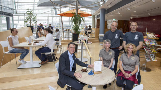 Neueröffnung Cafe Goldstück VolksbankHaus