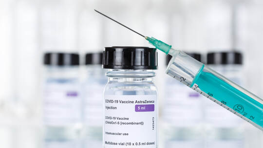 AstraZeneca Coronavirus Vaccine Corona Virus COVID-19 Covid syringe vaccines copyspace copy space