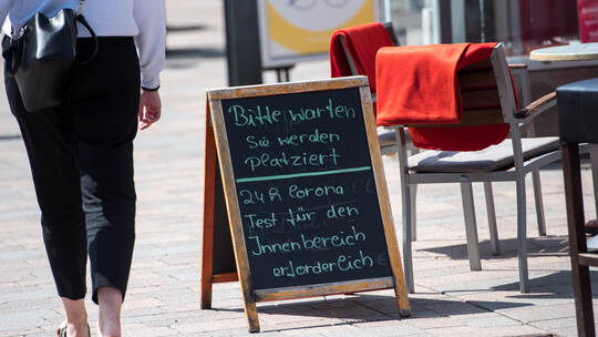 Coronatest im Restaurant