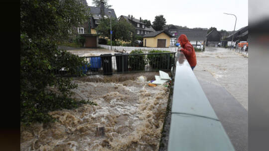 Unwetter in Nordrhein-Westfalen