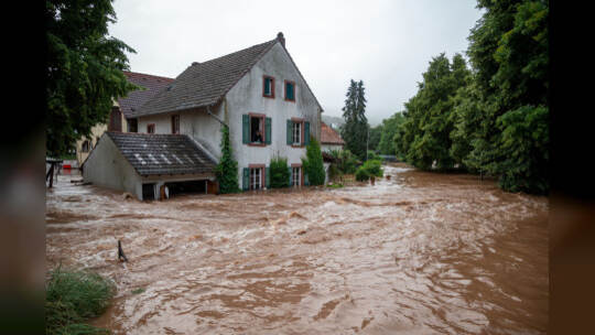 Unwetter in Rheinland-Pfalz