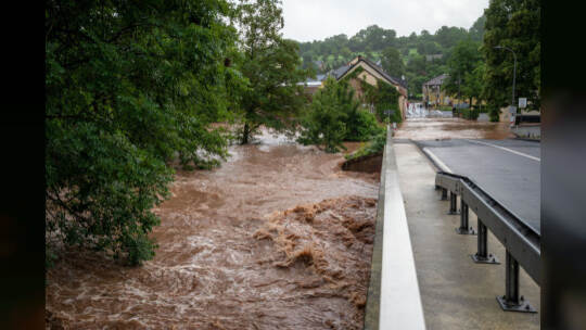 Unwetter in Rheinland-Pfalz