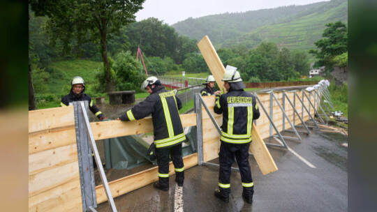 Unwetter in Rheinland-Pfalz