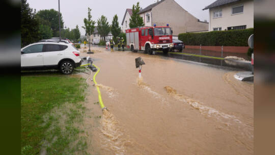 Unwetter in Rheinland-Pfalz