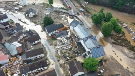 Unwetter in Rheinland-Pfalz
