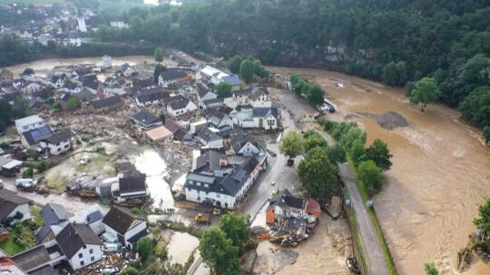 Unwetter in Rheinland-Pfalz