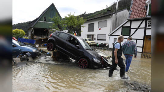 Unwetter in Nordrhein-Westfalen