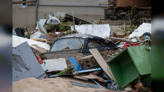 Unwetter in Rheinland-Pfalz