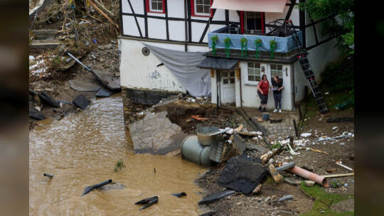 Unwetter in Rheinland-Pfalz