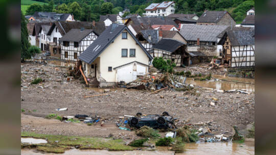 Unwetter in Rheinland-Pfalz