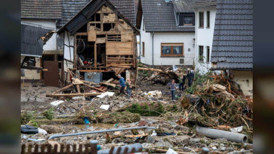 Unwetter in Rheinland-Pfalz