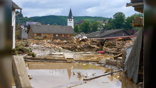 Unwetter in Rheinland-Pfalz