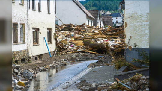 Unwetter in Rheinland-Pfalz