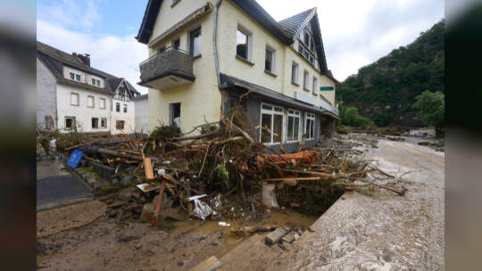 Unwetter in Rheinland-Pfalz