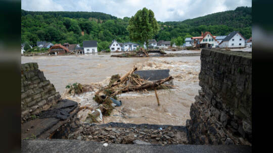 Unwetter in Rheinland-Pfalz