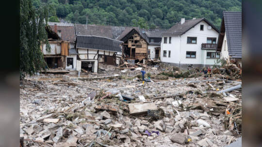 Unwetter in Rheinland-Pfalz