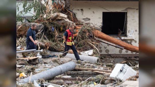 Unwetter in Rheinland-Pfalz