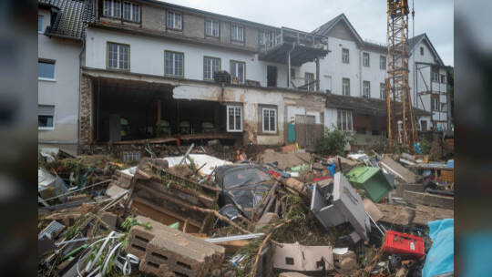 Unwetter in Rheinland-Pfalz