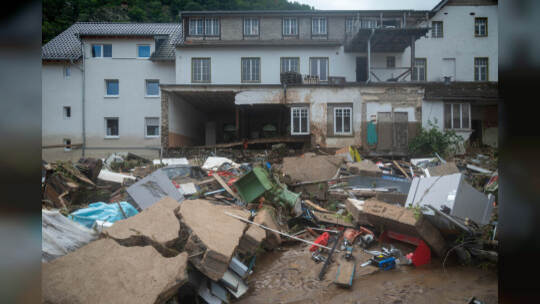 Unwetter in Rheinland-Pfalz