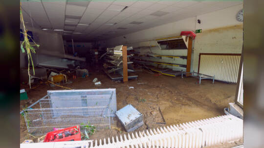Unwetter in Rheinland-Pfalz