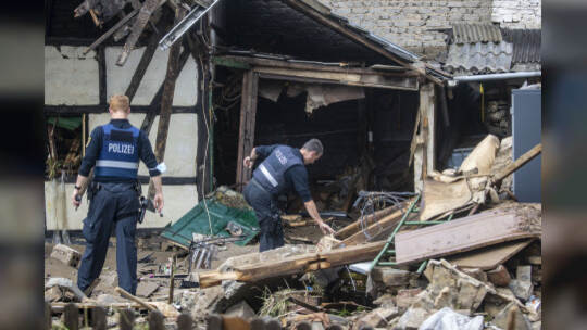 Unwetter in Rheinland-Pfalz