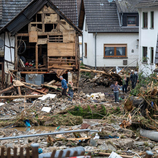 Unwetter in Rheinland-Pfalz