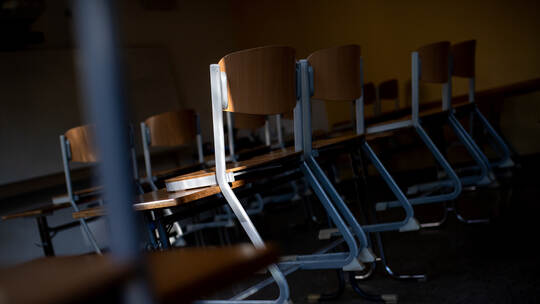 Leeres Klassenzimmer