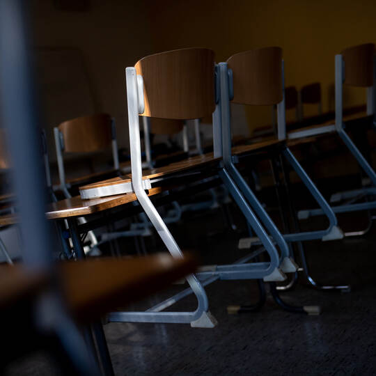 Leeres Klassenzimmer