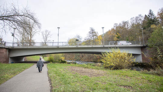 Brötzinger Brücke Schwingungstest