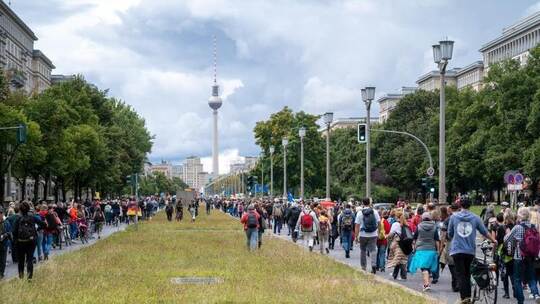 Protest in Berlin Protest in Berlin