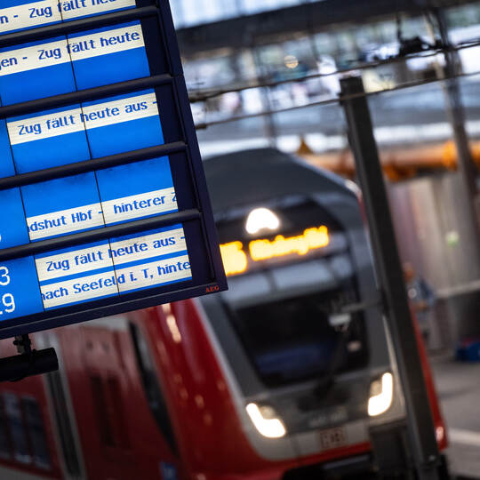 Lokführer-Streik im Personenverkehr - Bayern