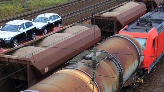 Güterverkehr auf der Schiene