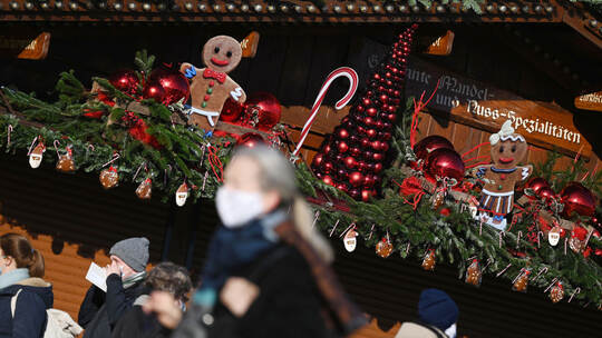Coronavirus - Weihnachtsmarktbude