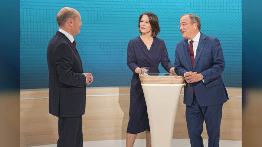 Wahl-Triell - TV-Diskussion Kanzlerkandidaten