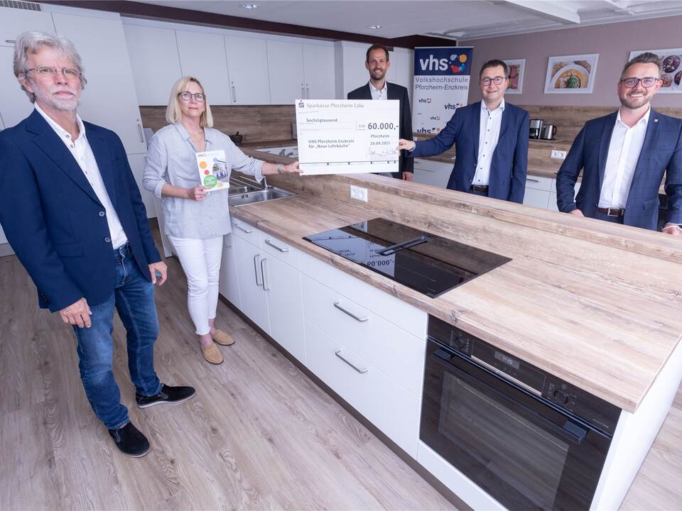 Backen auf neuem Niveau Sparkasse finanziert vhs Pforzheim eine neue