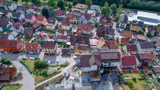 Luftbild Hotel Hirsch Höfen