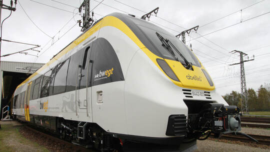 Präsentation des Regionaltriebzug "Talent 2"
