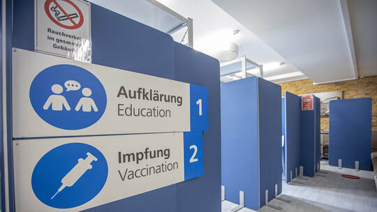 Eröffnung Impfambulanz Bahnhofstraße