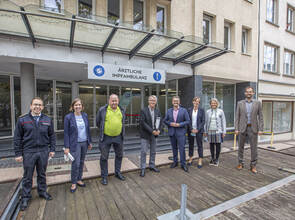 Eröffnung Impfambulanz Bahnhofstraße