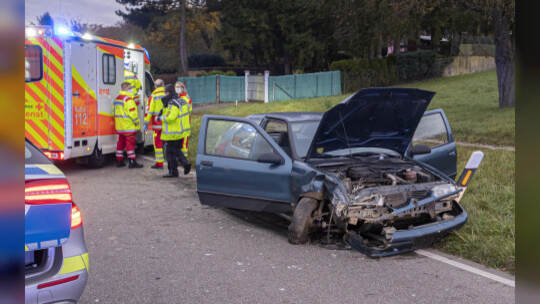 Verkehrsunfall L562 Dietlingen