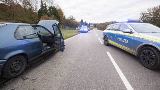 Verkehrsunfall L562 Dietlingen