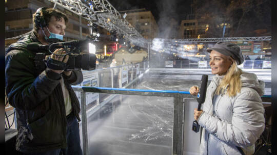 Eröffnung City on Ice 2021