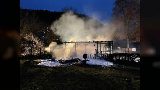 Bad Liebenzell: Brand auf Campingplatz
