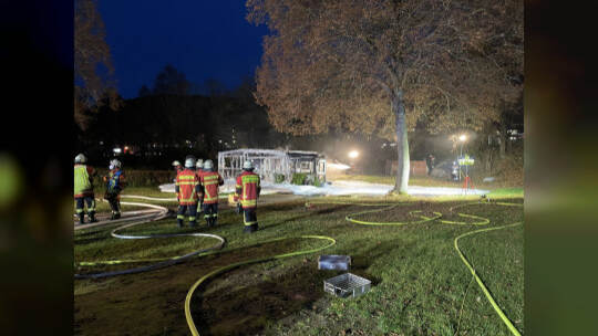 Bad Liebenzell: Brand auf Campingplatz