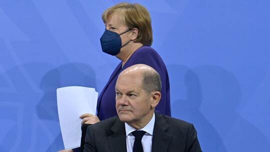 Angela Merkel und Olaf Scholz Angela Merkel und Olaf Scholz
