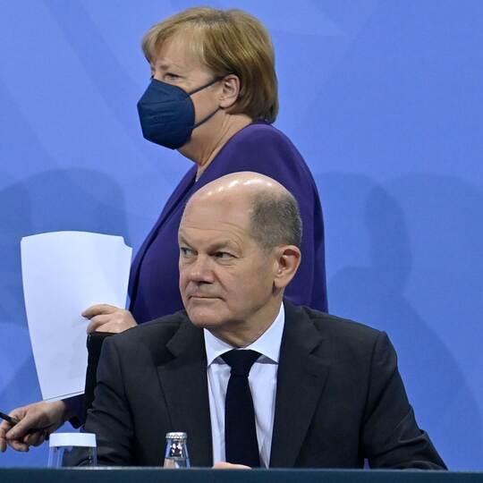 Angela Merkel und Olaf Scholz Angela Merkel und Olaf Scholz