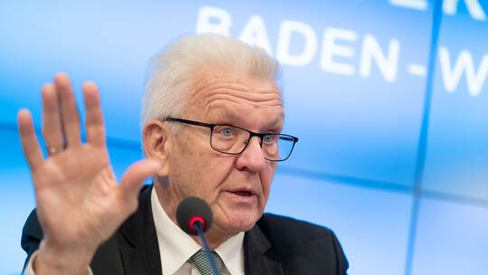 Regierungs-Pressekonferenz Baden-Württemberg