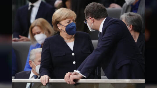 Bundestag - Kanzlerwahl Scholz