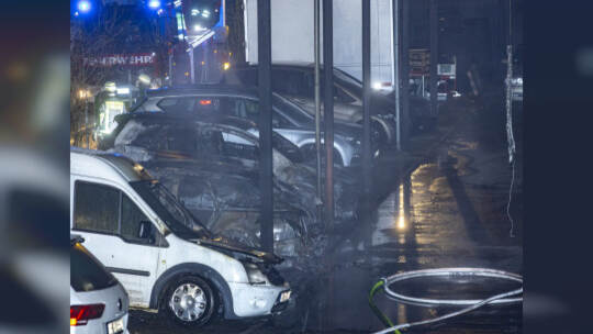 Brand Mannheimer Straße