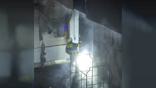 Brand Mannheimer Straße
